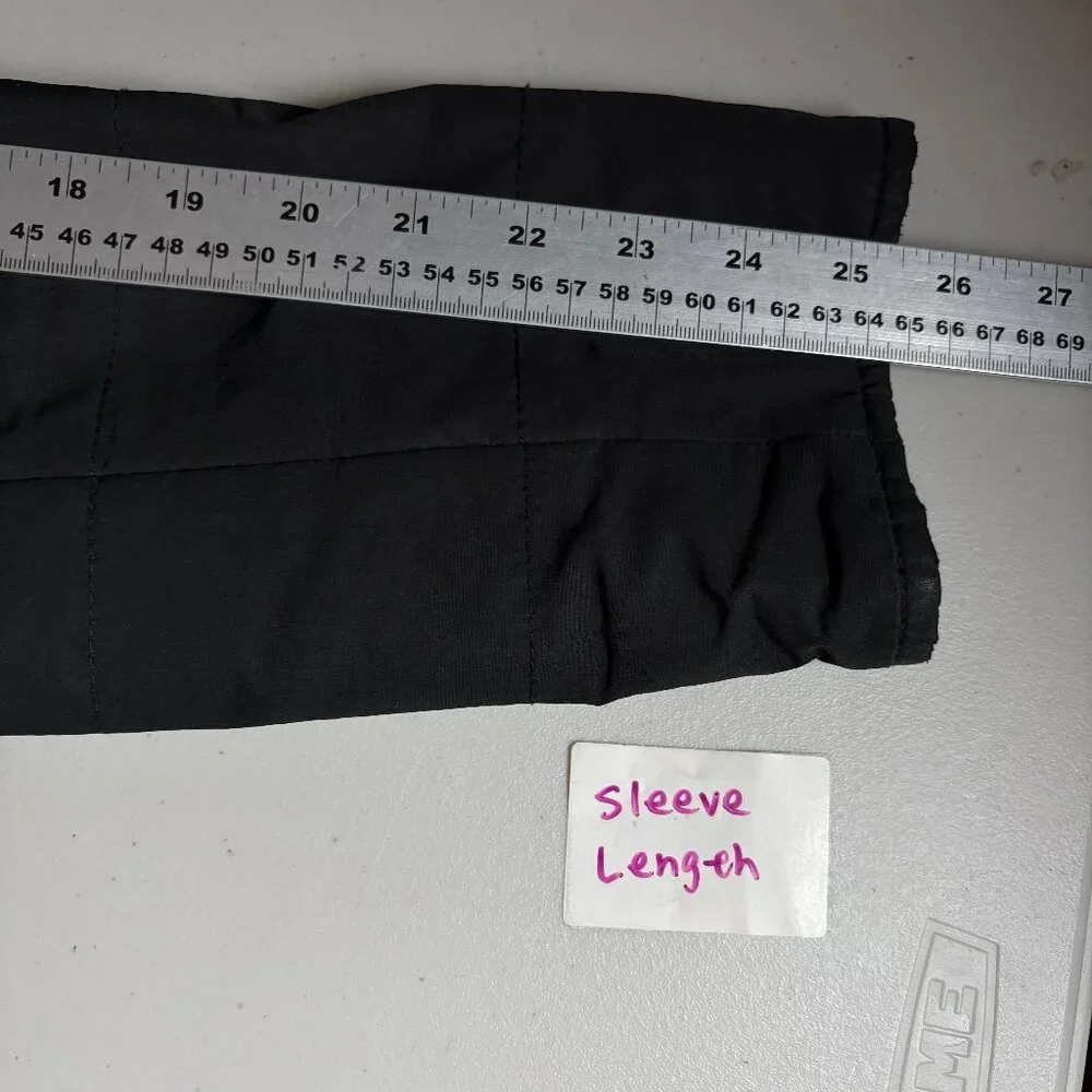 John Varvatos USA Wool Blend Hooded Peacoat Jacket - Men's Size L - Black - Picture 14 of 15